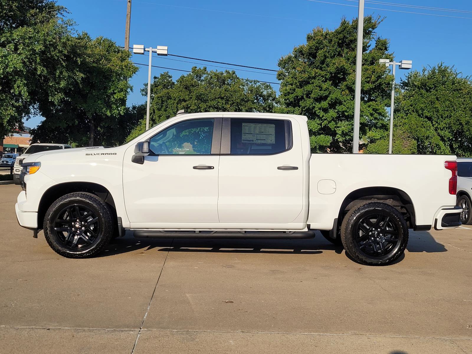New 2026 Chevrolet Silverado 1500 Custom w/ Turbomax Blackout Package RWD image 2