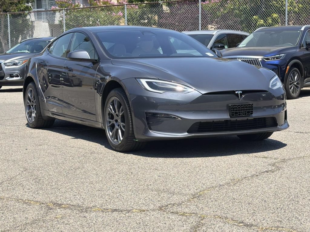 Used 2021 Tesla Model S Plaid AWD/4WD image 2