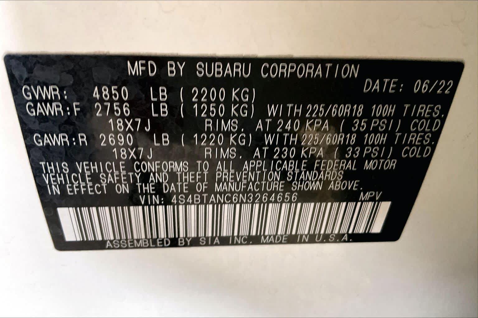 Used 2022 Subaru Outback Limited AWD/4WD image 32