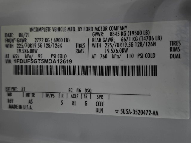 Used 2021 Ford F550 2WD Regular Cab Super Duty image 36