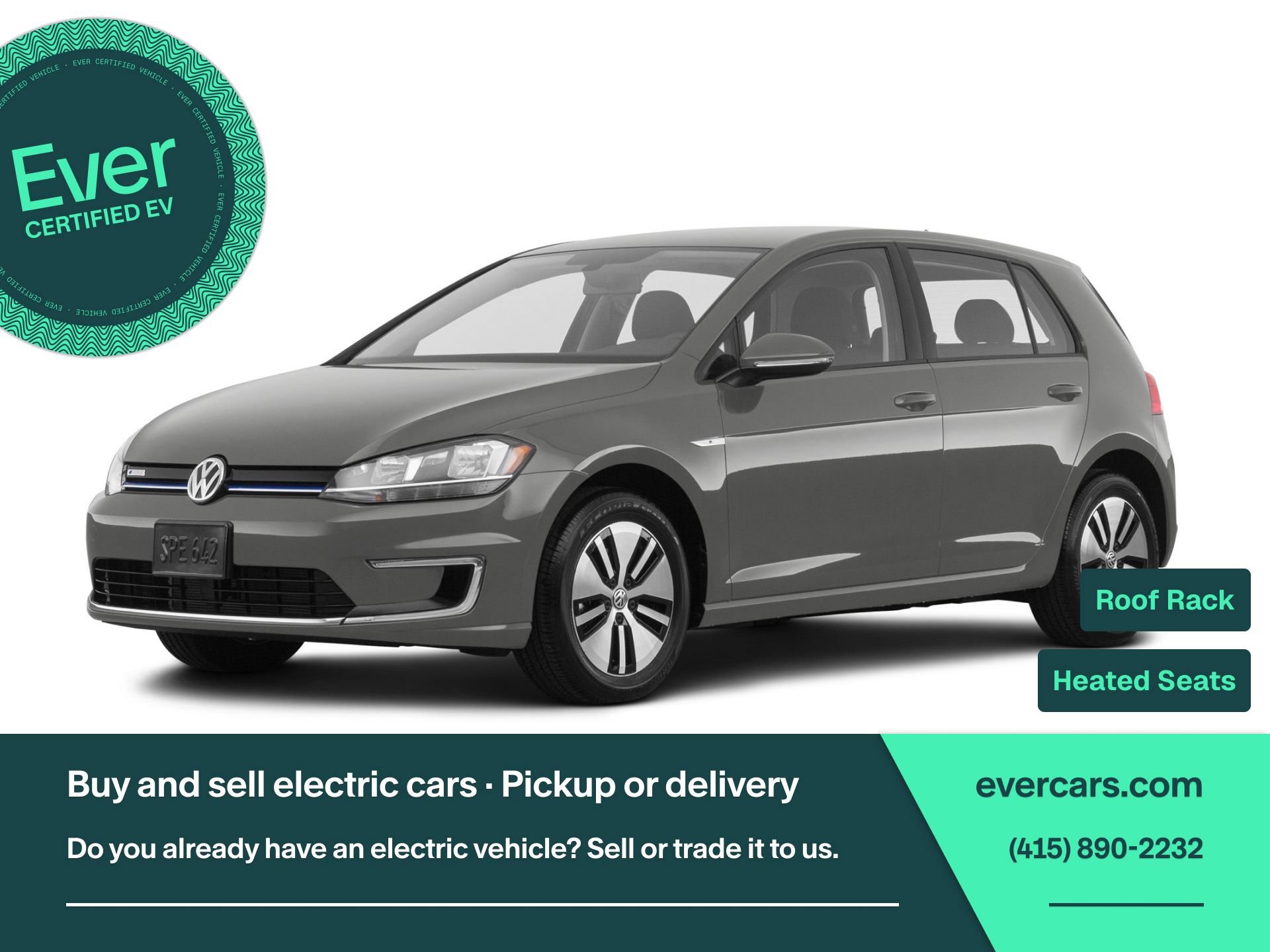 Used 2019 Volkswagen e-Golf SE w/ Driver Assistance Package