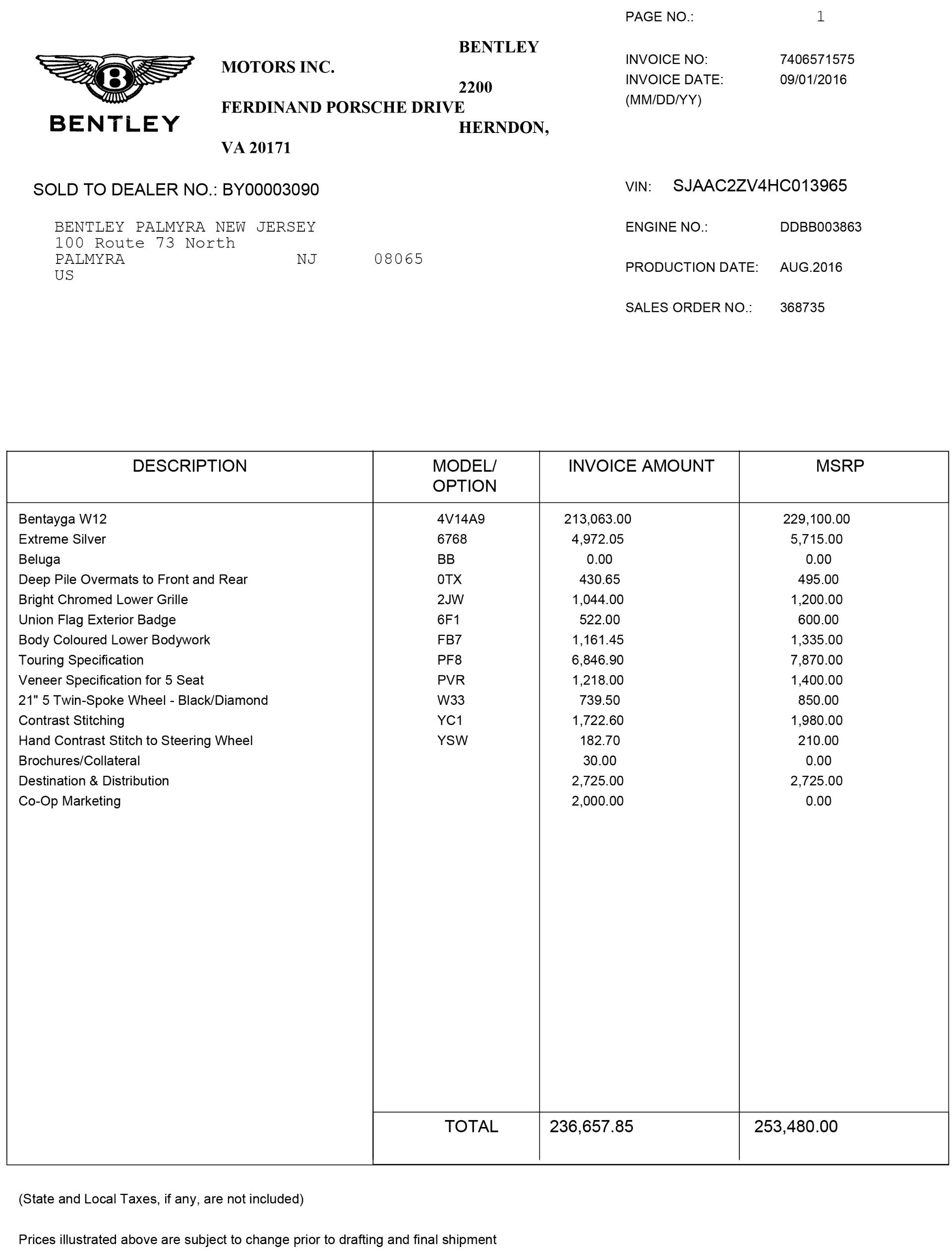 Used 2017 Bentley Bentayga Activity image 4