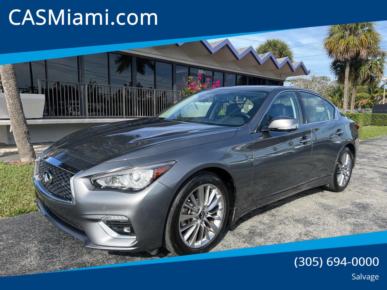 Used 2022 INFINITI Q50 Luxe w/ Cargo Package AWD/4WD image 1