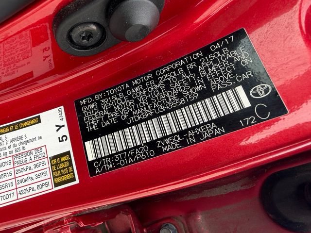Used 2017 Toyota Prius Two w/ Prius Two Safety Plus Package FWD image 31