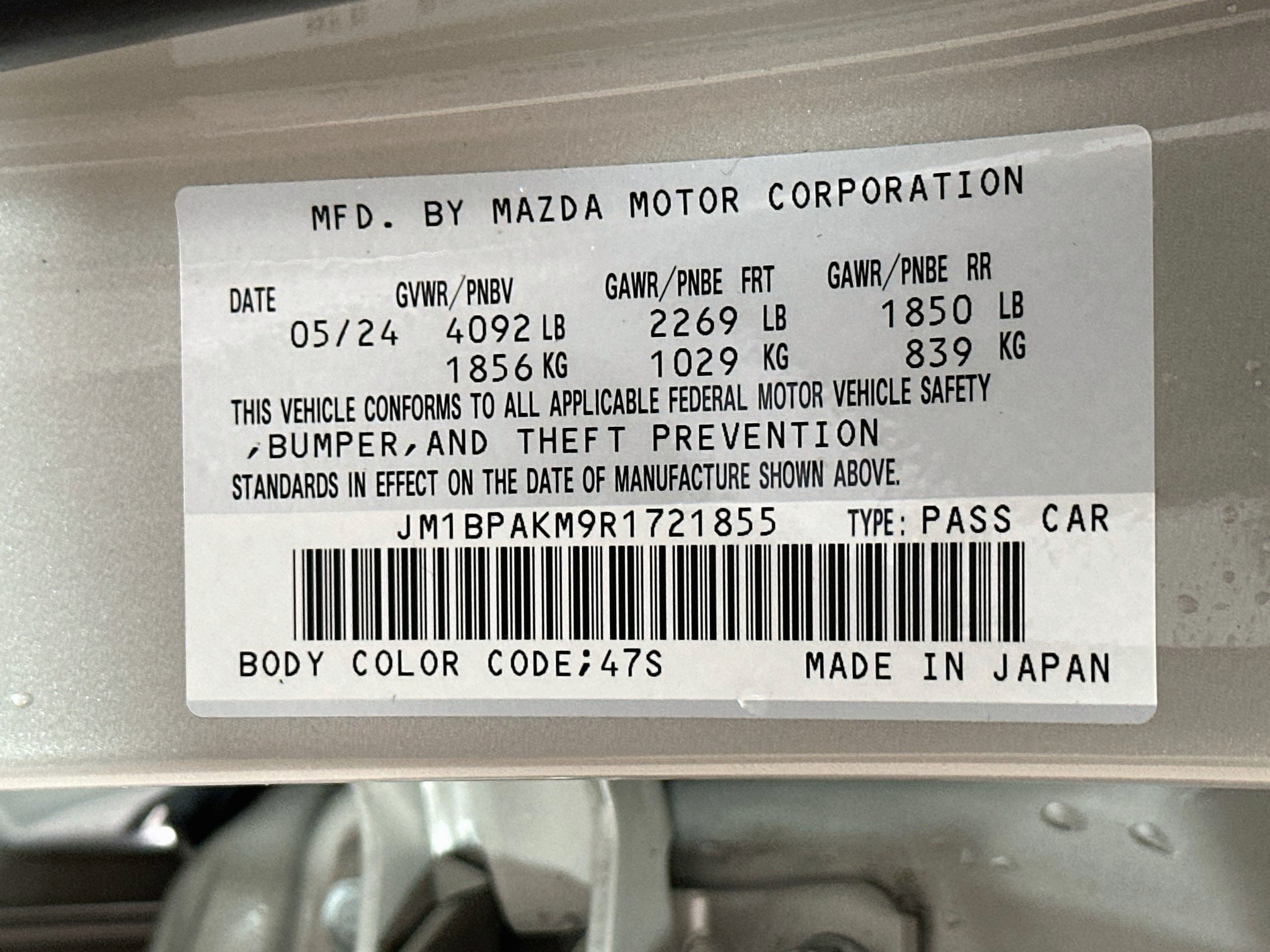 Used 2024 MAZDA MAZDA3 s FWD image 30
