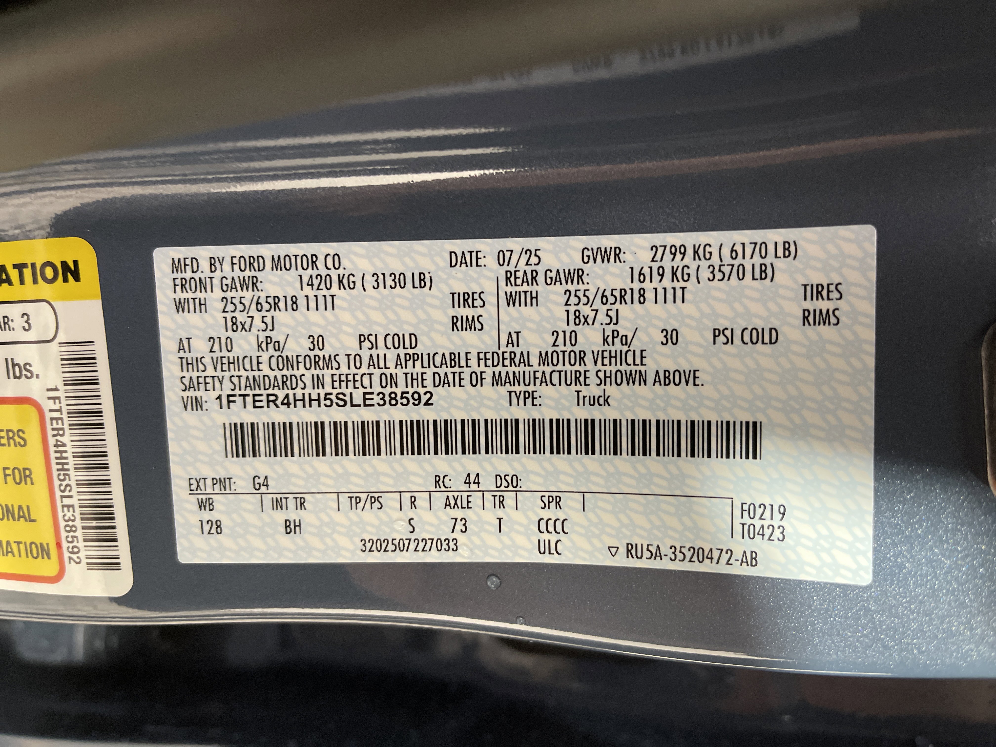 New 2025 Ford Ranger XLT image 28