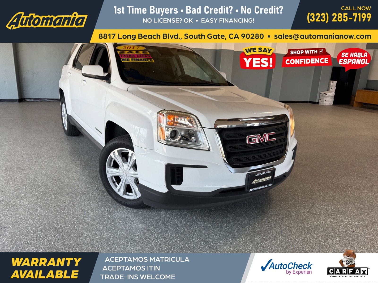 Used 2017 GMC Terrain SLE FWD image 1