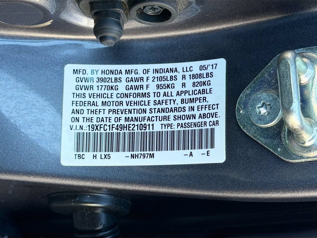 Used 2017 Honda Civic EX-T image 31