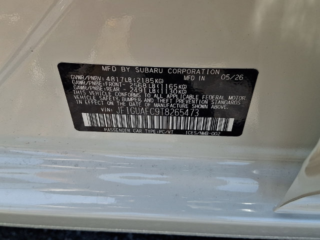 New 2026 Subaru Impreza 2.0i Sport AWD/4WD image 16