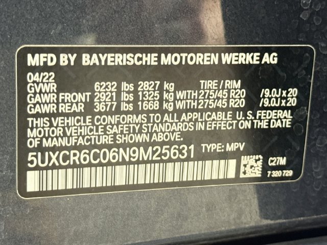 Used 2022 BMW X5 xDrive40i w/ M Sport Package AWD/4WD image 32