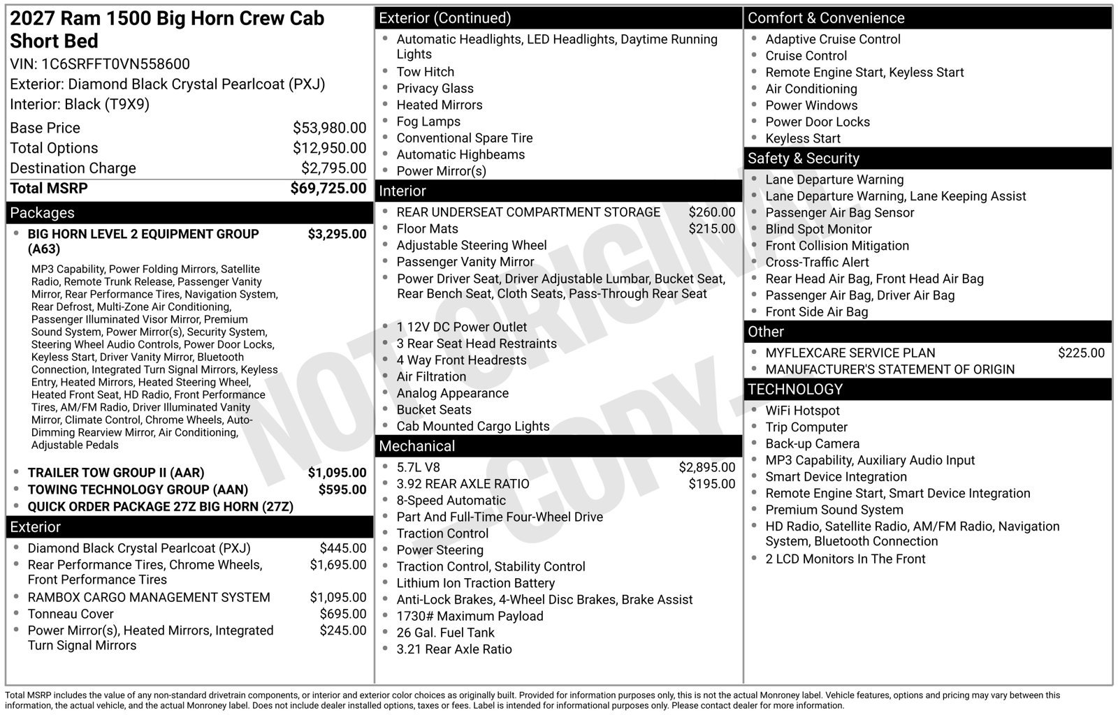 New 2027 RAM 1500 Big Horn AWD/4WD image 26