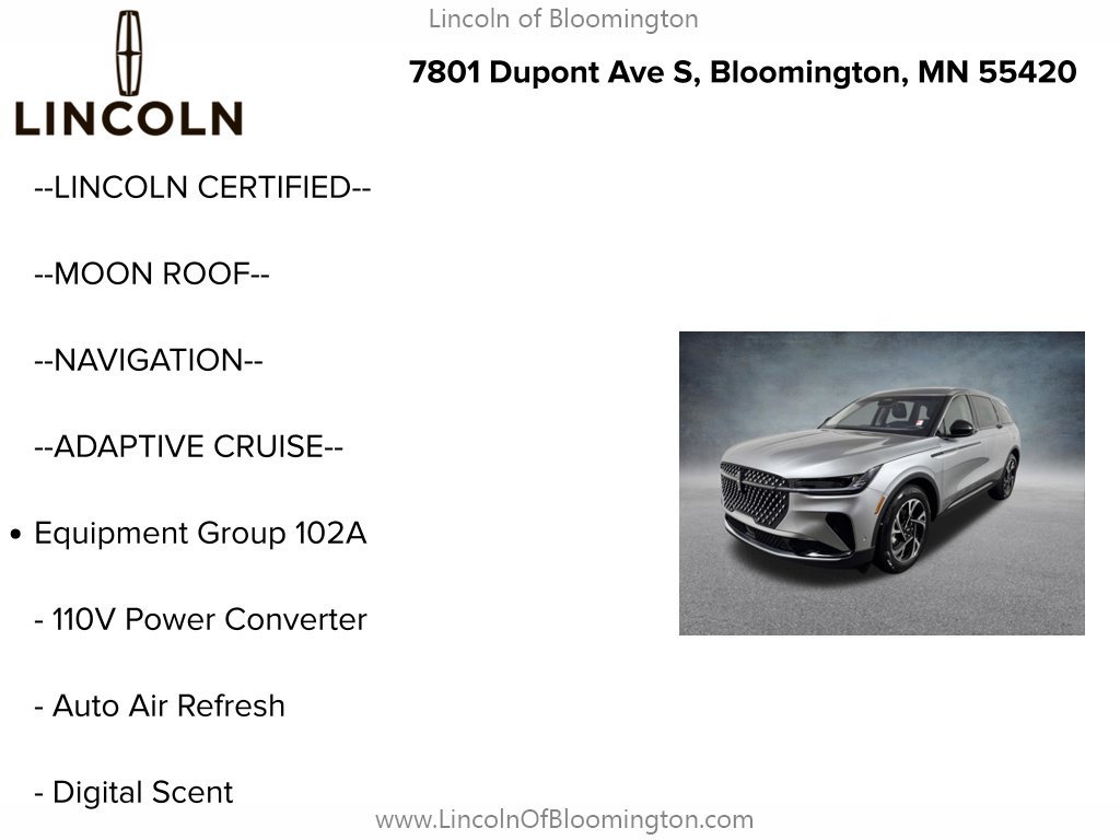 Certified 2024 Lincoln Nautilus Premier w/ Equipment Group 102A AWD/4WD image 6
