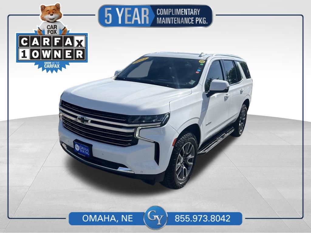 Used 2021 Chevrolet Tahoe LT w/ LT Signature Package AWD/4WD image 1