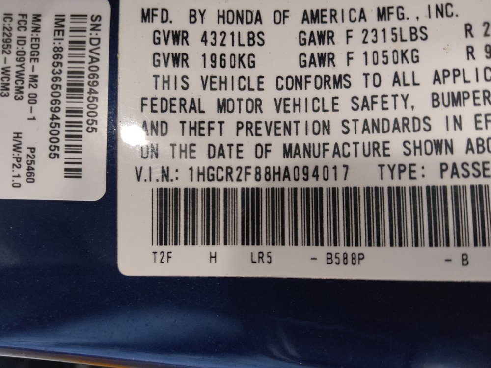 Used 2017 Honda Accord EX-L image 33