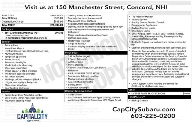 Used 2019 Chevrolet Trax LS w/ Tint and Cruise Package image 27