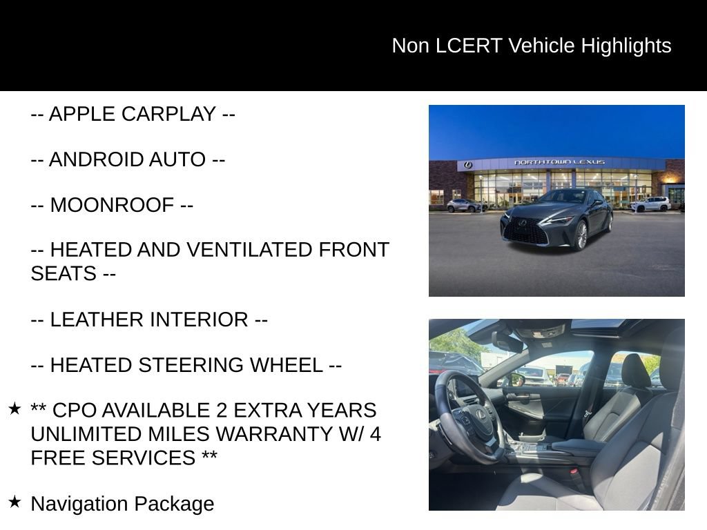 Used 2023 Lexus IS 300 AWD w/ Premium Package image 28