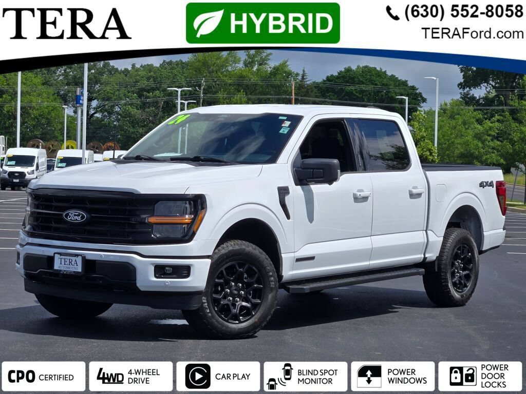 Certified 2024 Ford F150 XLT w/ Equipment Group 302A MID AWD/4WD 360° Tour