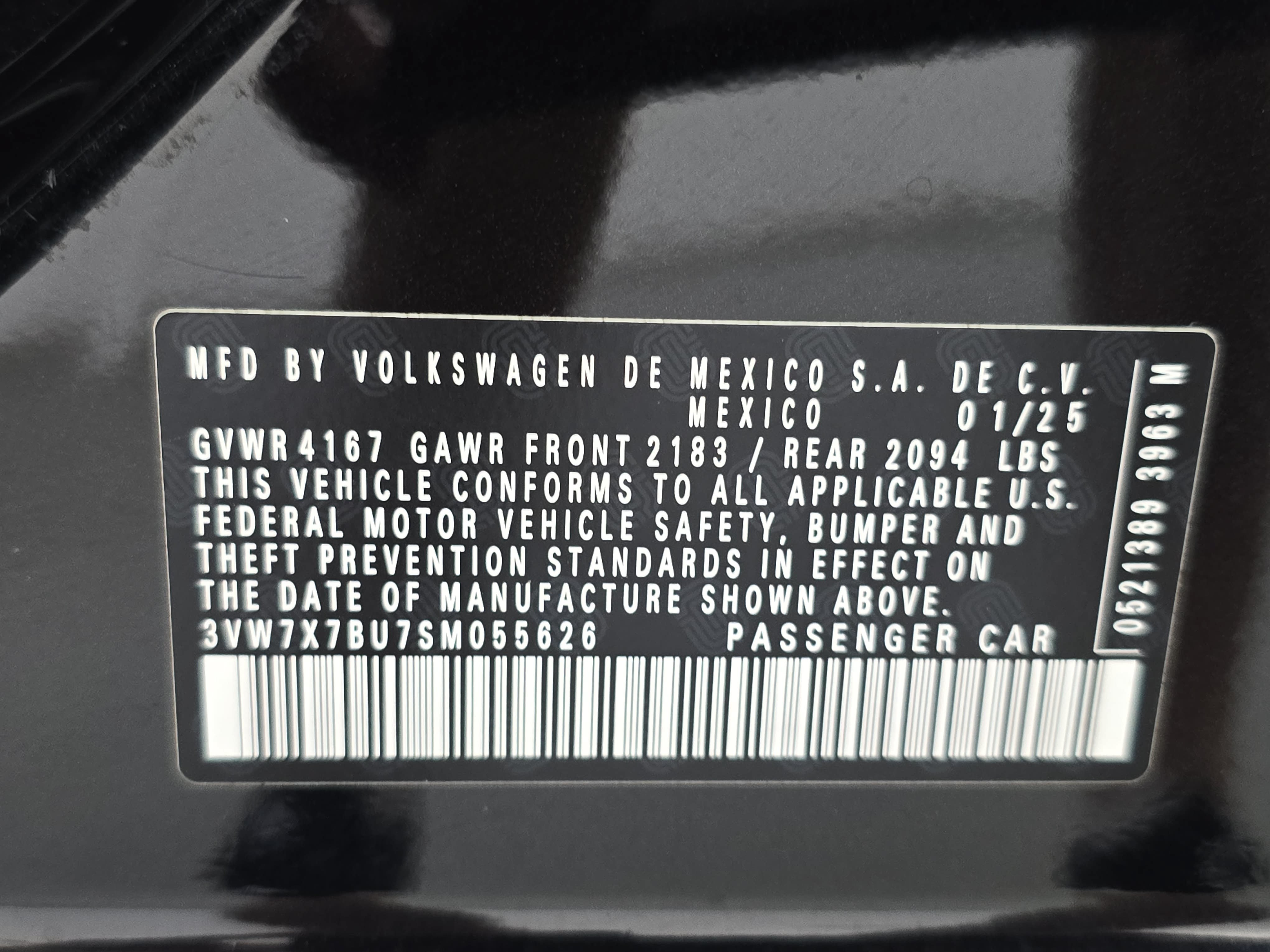 Certified 2025 Volkswagen Jetta SE w/ Sunroof Package FWD image 35