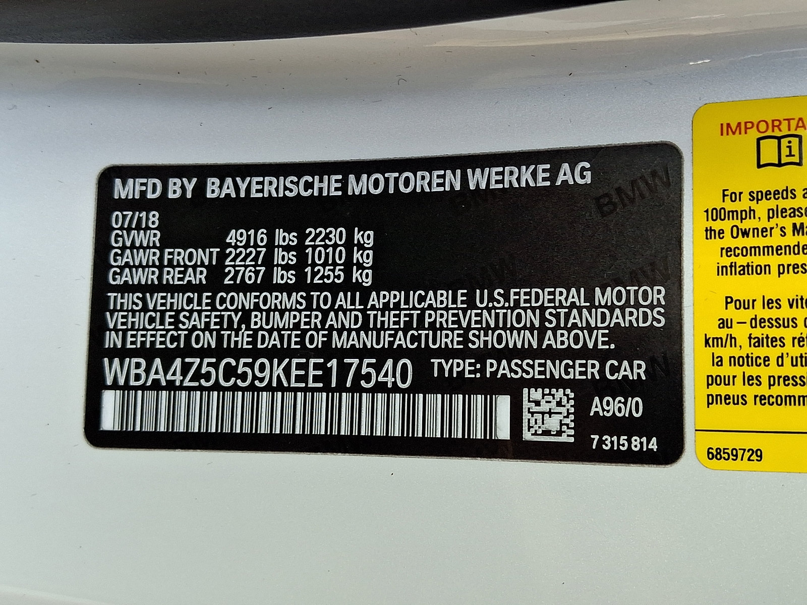 Used 2019 BMW 440i Convertible w/ Executive Package RWD image 32