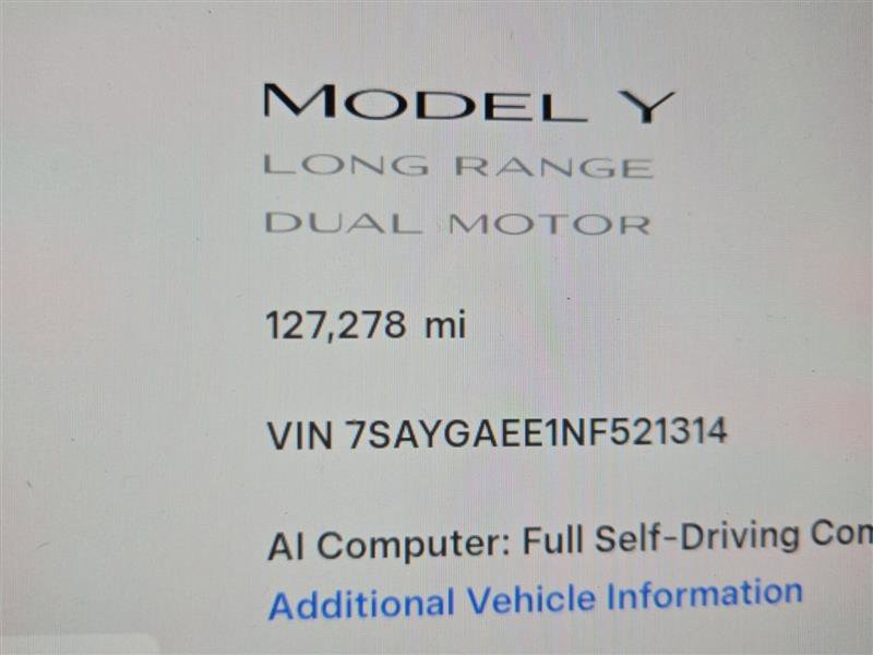Used 2022 Tesla Model Y Long Range AWD/4WD image 3