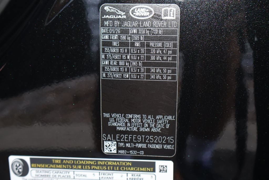 New 2026 Land Rover Defender 110 X-Dynamic SE AWD/4WD image 29