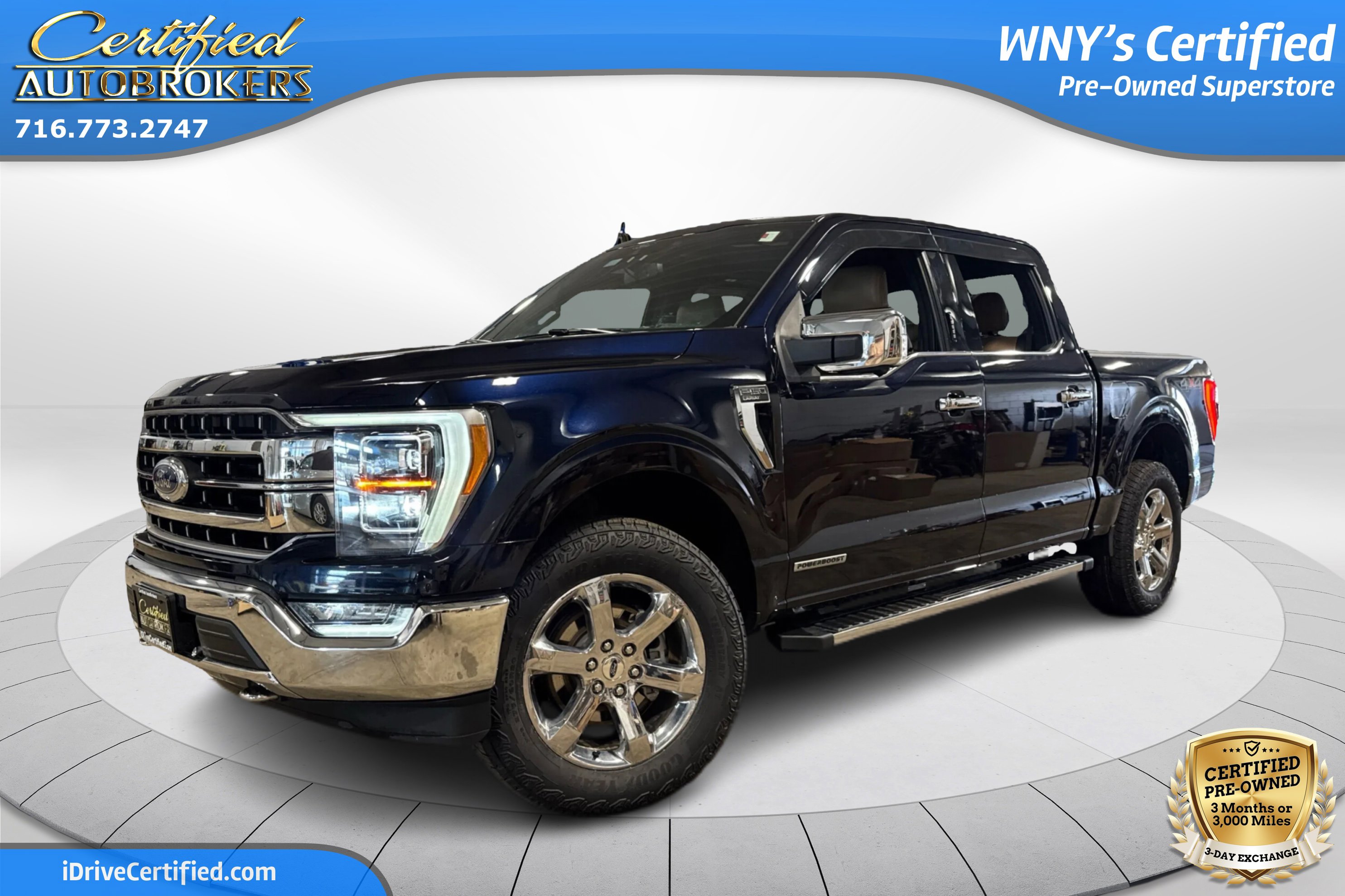 Used 2021 Ford F150 Lariat w/ Equipment Group 502A High AWD/4WD image 1