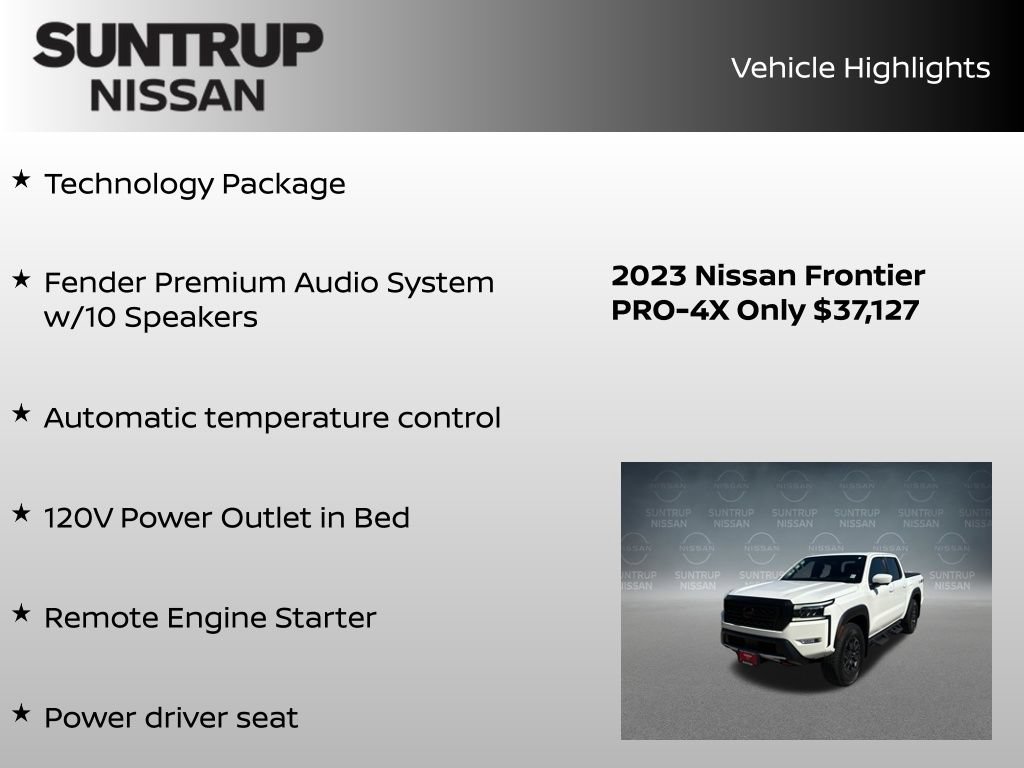Certified 2023 Nissan Frontier PRO-4X w/ Pro-4X Premium Package AWD/4WD image 16