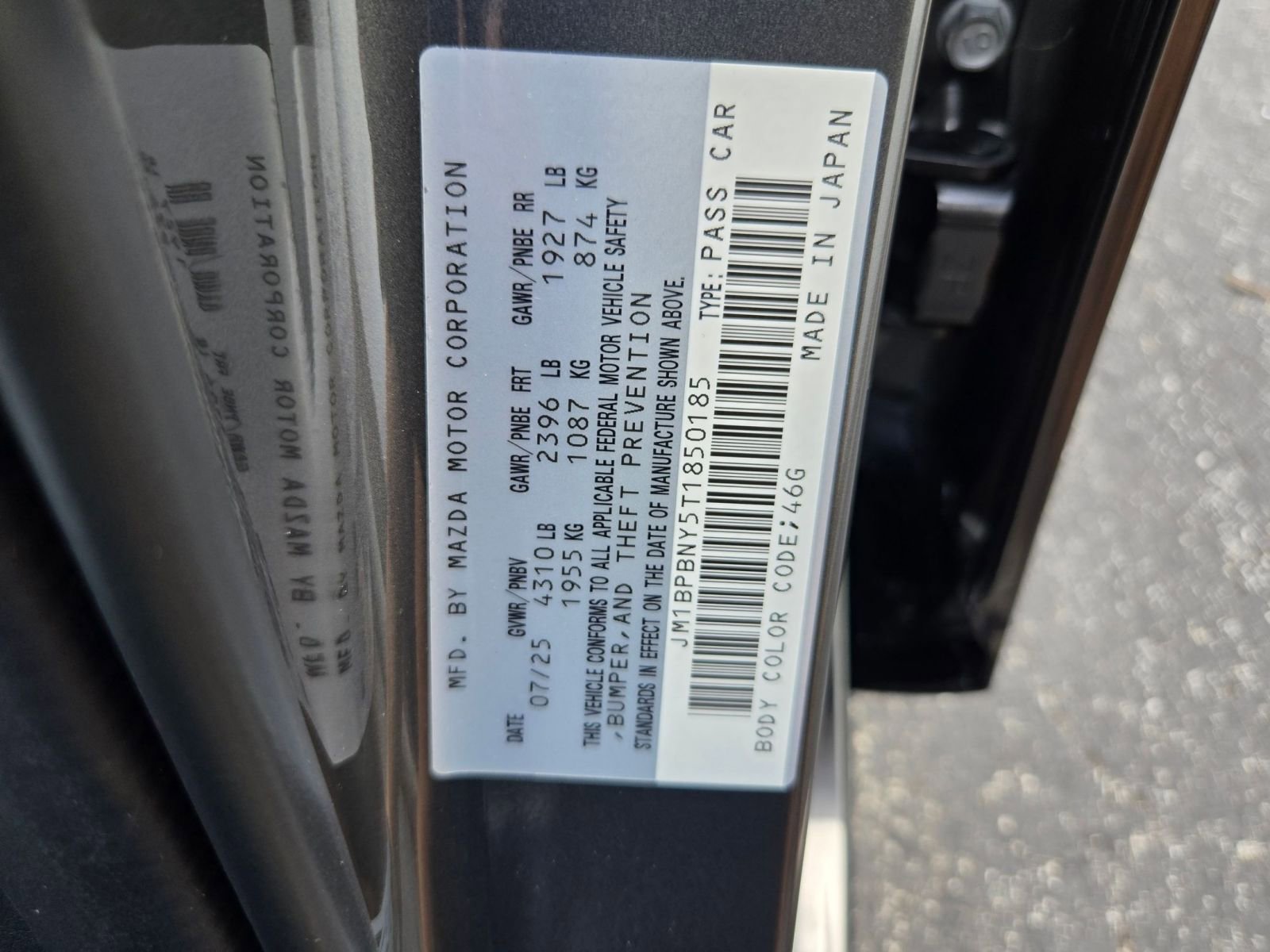 New 2026 MAZDA MAZDA3 Hatchback w/ Appearance Package image 19