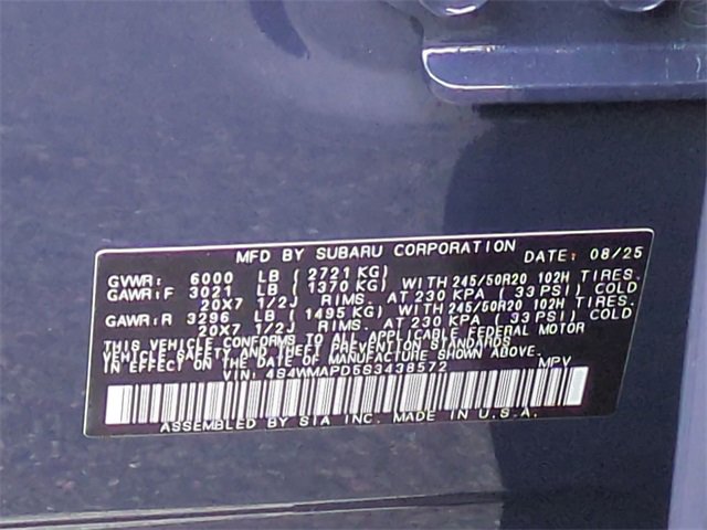 New 2025 Subaru Ascent Limited image 34
