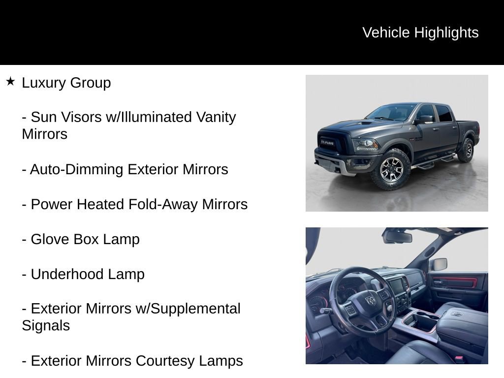 Used 2016 RAM 1500 Rebel w/ Luxury Group image 11