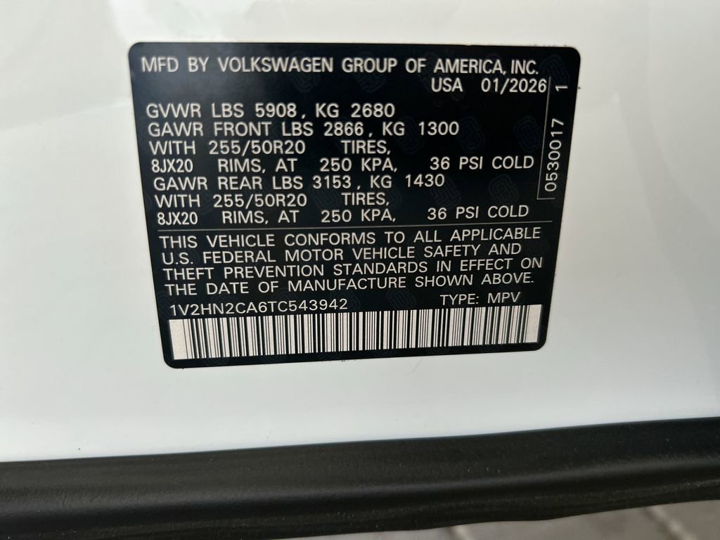 New 2026 Volkswagen Atlas SE AWD/4WD image 46