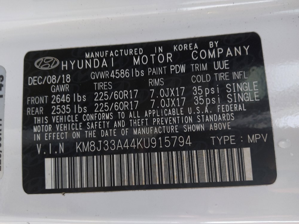 Used 2019 Hyundai Tucson Value w/ Cargo Package image 33