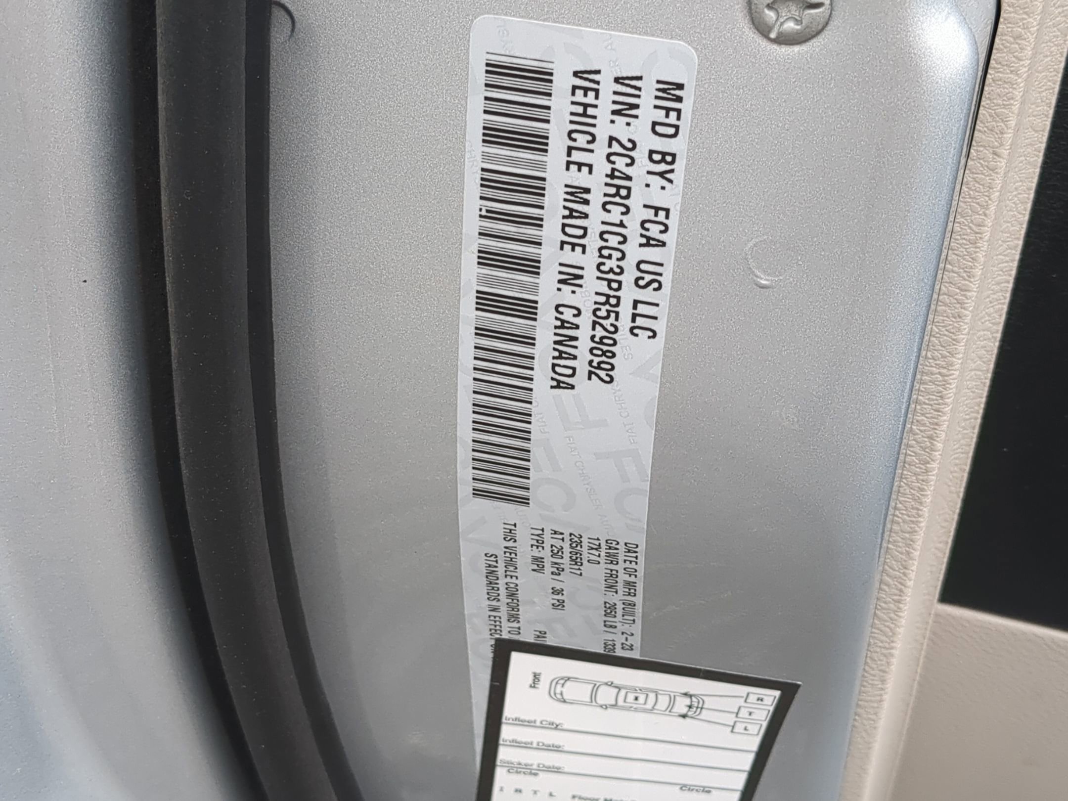 Used 2023 Chrysler Voyager LX FWD image 34