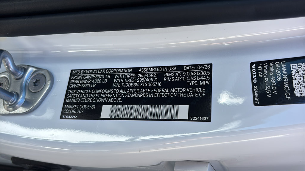 New 2026 Volvo EX90 Ultra AWD/4WD image 32