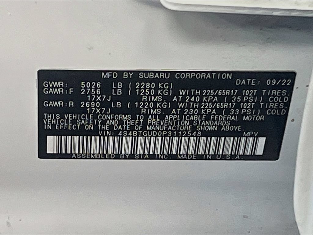 Used 2023 Subaru Outback Wilderness AWD/4WD image 33