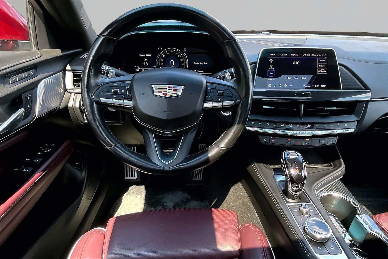 Used 2022 Cadillac CT4 V w/ Technology Package RWD image 11