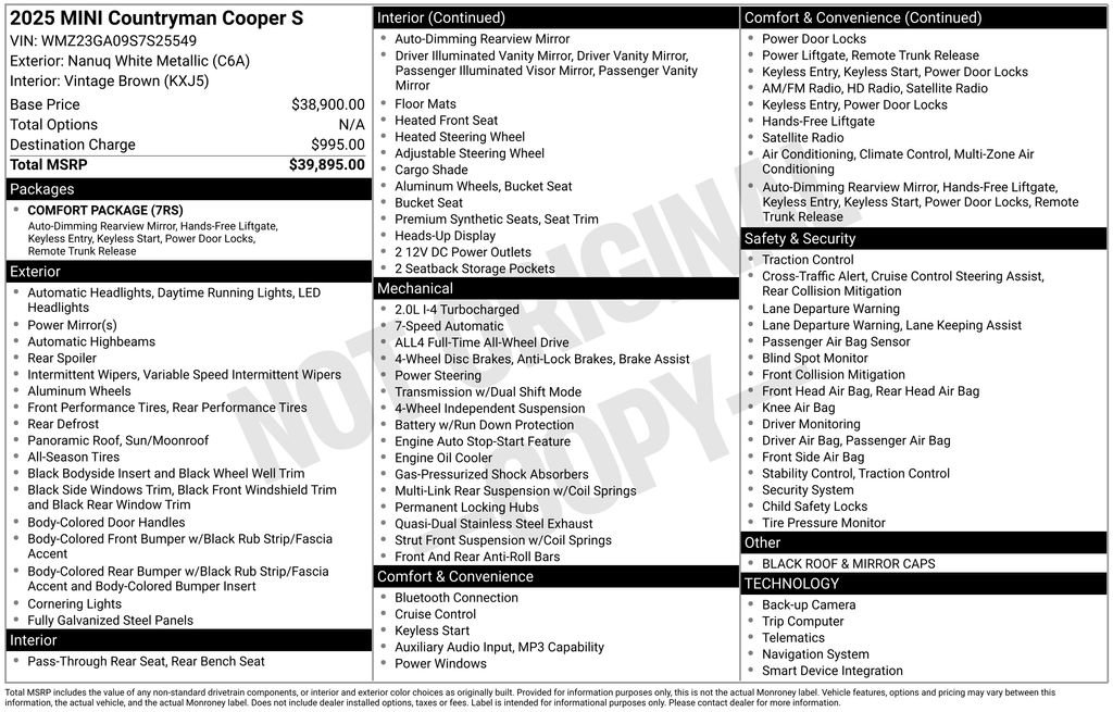 Used 2025 MINI Cooper Countryman S image 53