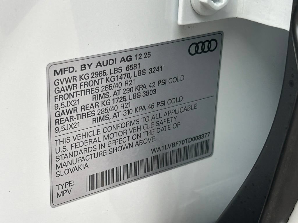 New 2026 Audi Q7 3.0T Premium Plus w/ Premium Plus Package AWD/4WD image 91