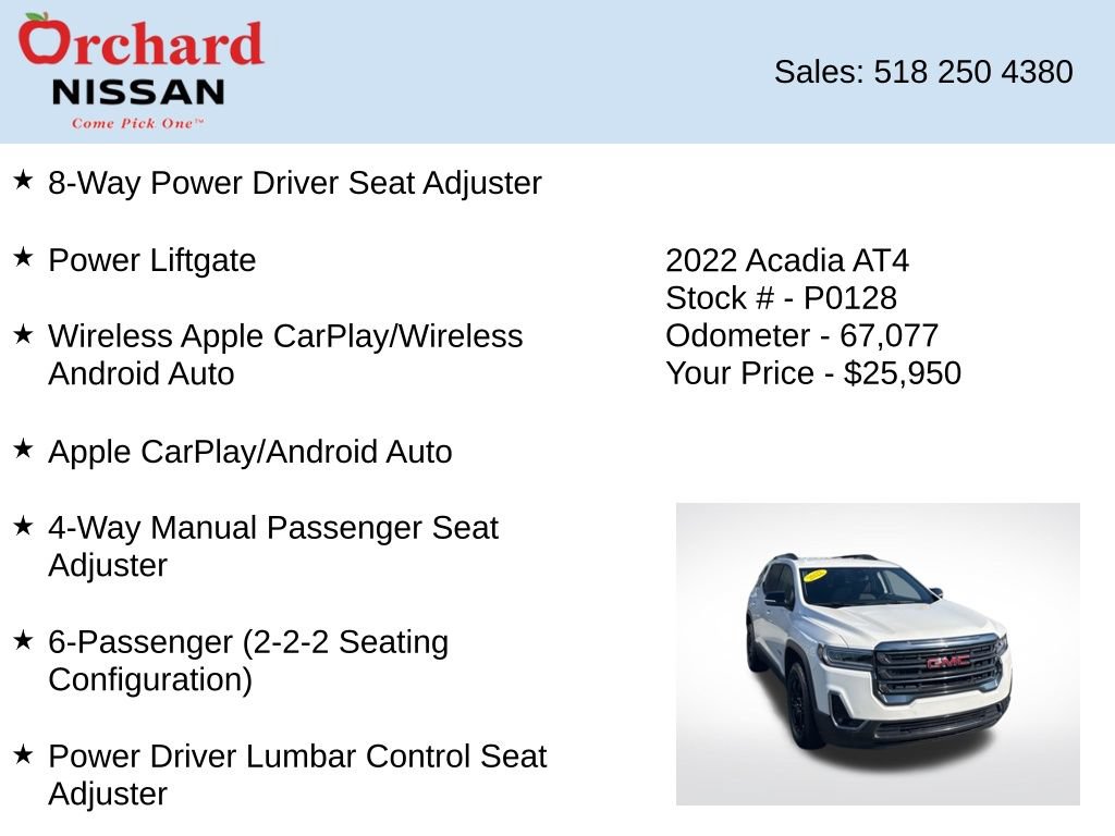 Used 2022 GMC Acadia AT4 AWD/4WD image 14