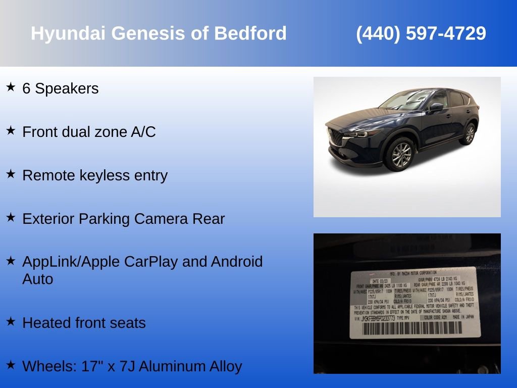 Used 2023 MAZDA CX-5 AWD 2.5 S w/ Select Package image 7