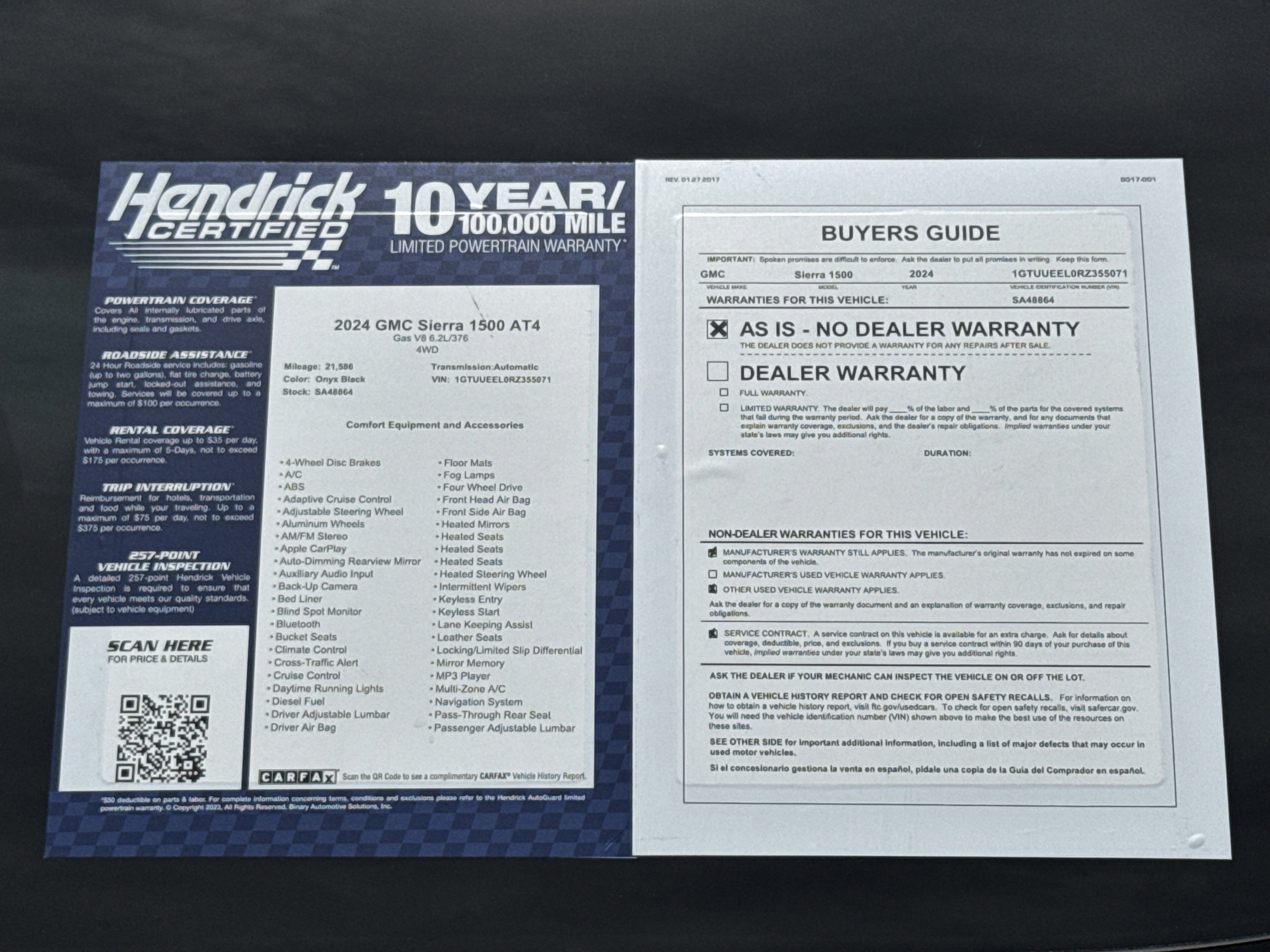 Used 2024 GMC Sierra 1500 AT4 w/ AT4 Premium Package image 38