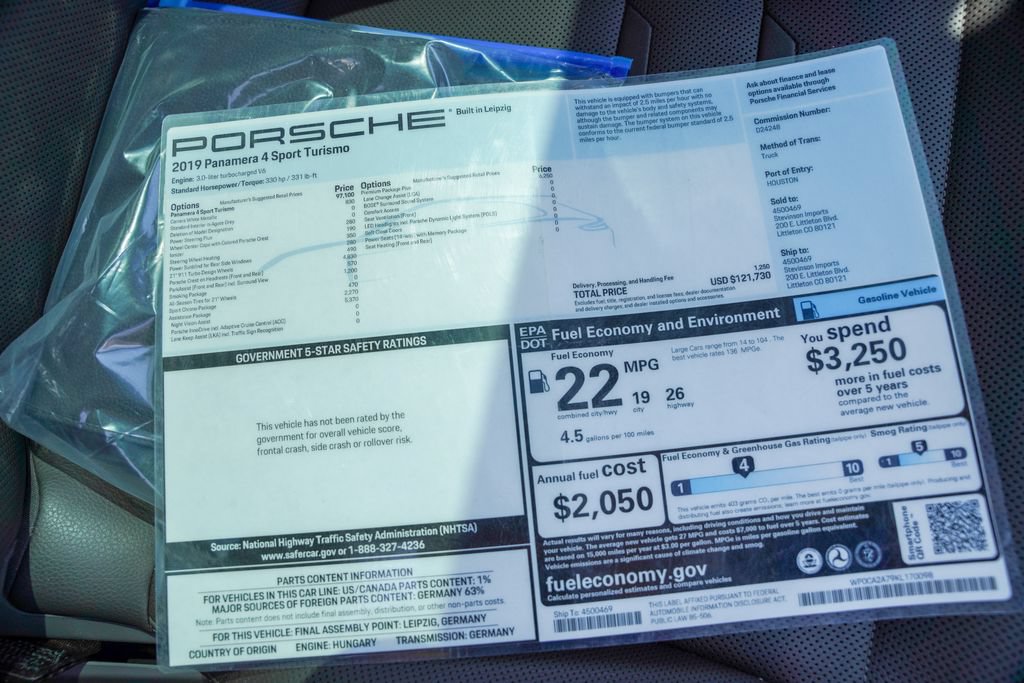 Used 2019 Porsche Panamera 4 AWD/4WD image 44