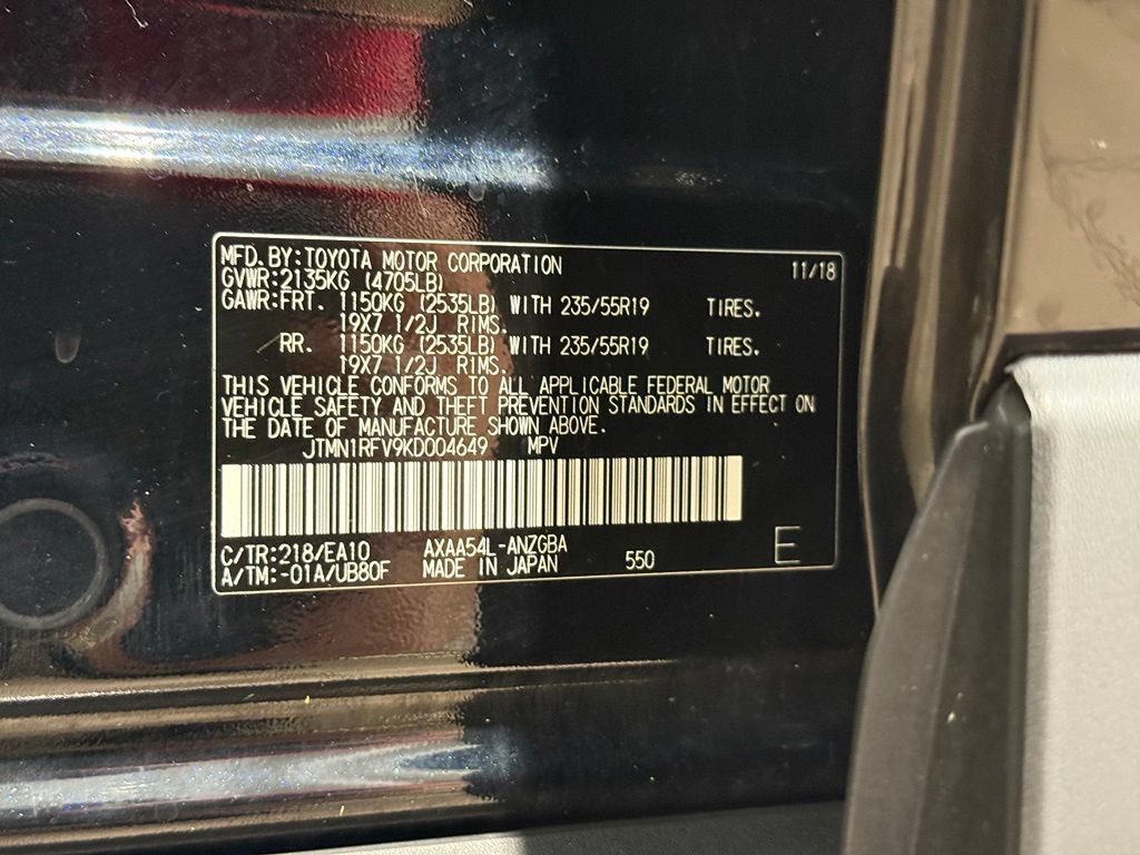 Used 2019 Toyota RAV4 Limited w/ Cold Weather Package AWD/4WD image 33