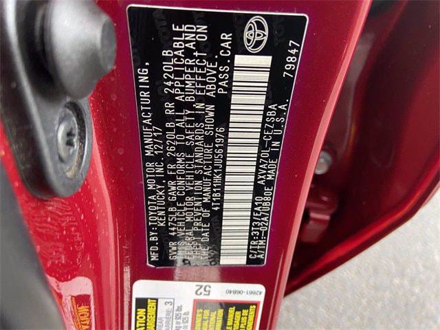 Certified 2018 Toyota Camry SE FWD image 31