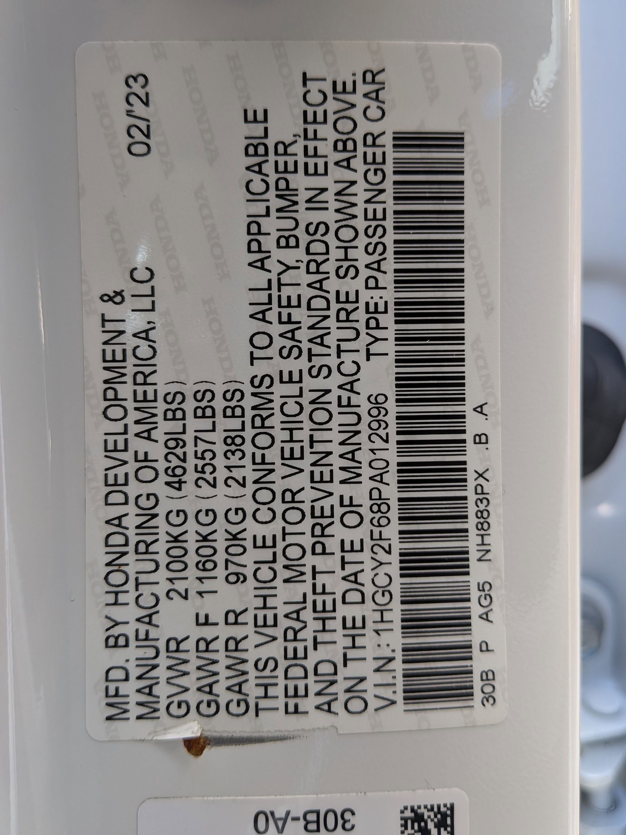 Certified 2023 Honda Accord EX-L image 34