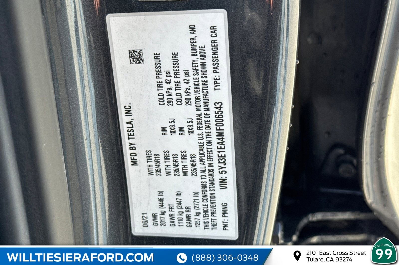 Used 2021 Tesla Model 3 Standard Range Plus image 14