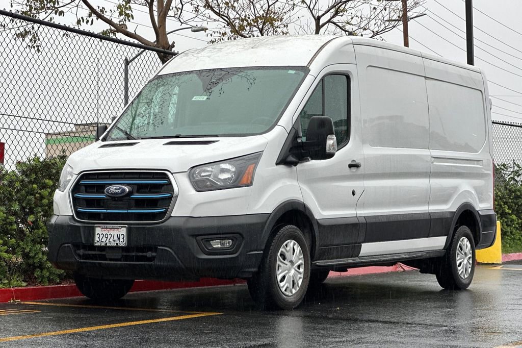 Used 2022 Ford E-Transit Medium Roof w/ Load Area Protection Package image 9