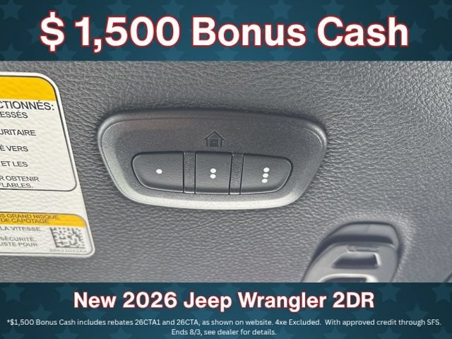 New 2026 Jeep Wrangler Sport AWD/4WD image 14
