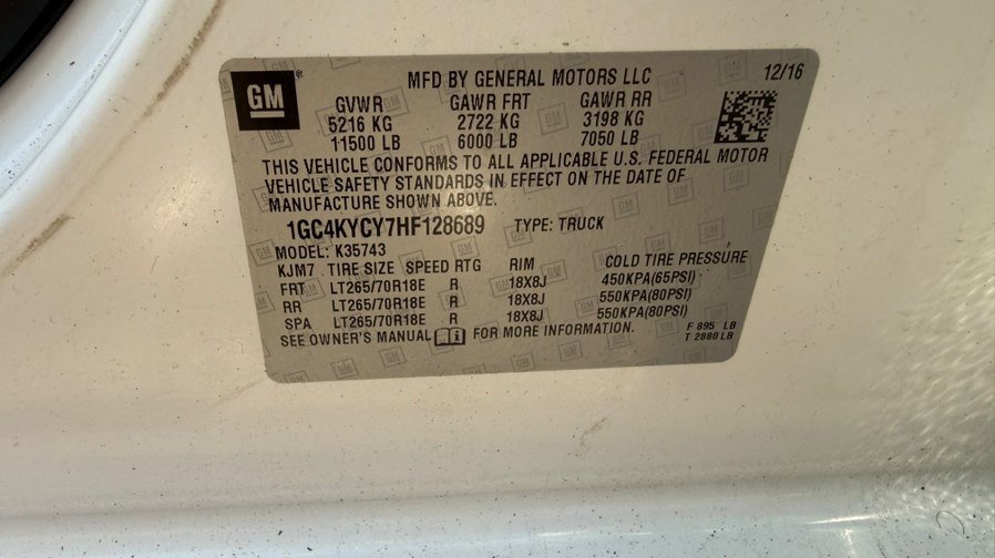 Used 2017 Chevrolet Silverado 3500 W/T w/ WT Convenience Package image 35