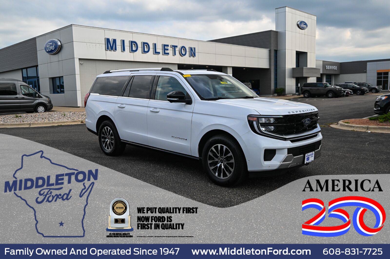 Certified 2025 Ford Expedition Max Platinum AWD/4WD image 1